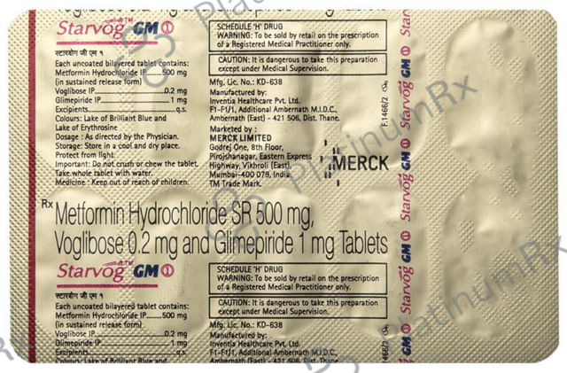 Starvog GM 1/500/0.2mg Tablet SR 10s