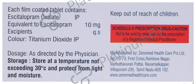Esciqube 10mg Tablet 10s
