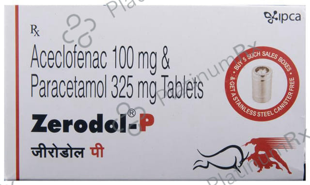 Zerodol P 100/325mg Tablet 10s