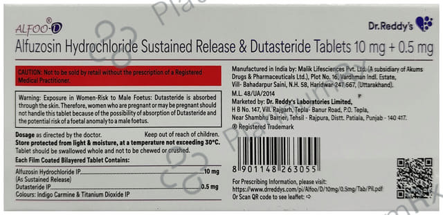 Alfoo D 10/0.5mg Combikit 1s