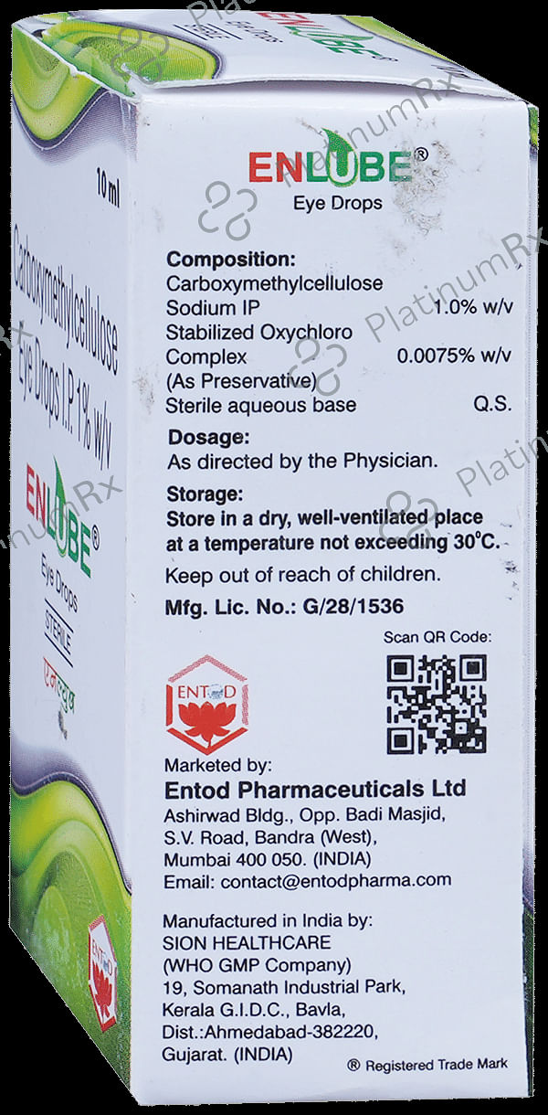 Enlube 1% Eye Drop 10ml