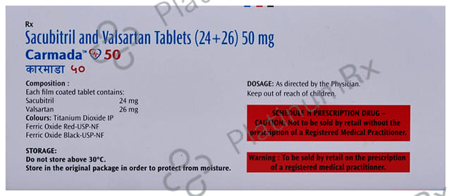 Carmada 50mg Tablet 10s
