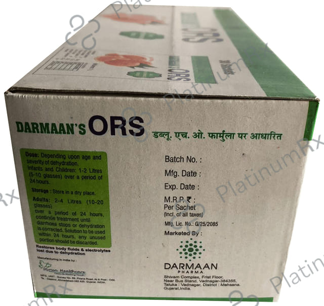 Darmaan's ORS Powder Orange