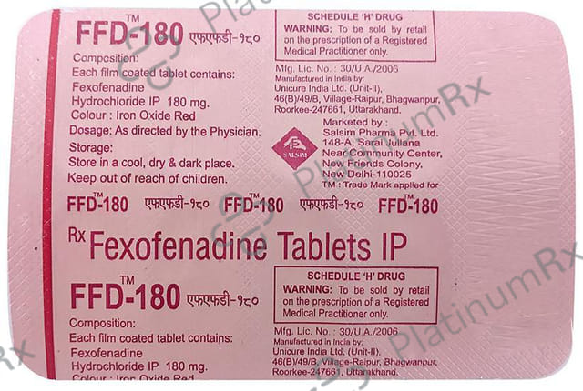 Ffd 180 Tablet