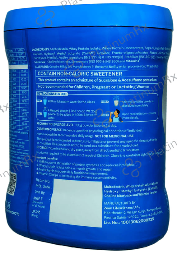Wemsure Once Protein Powder Vanilla