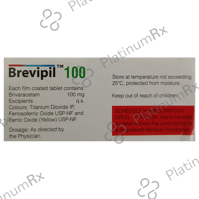 Brevipil 100mg Tablet 10s