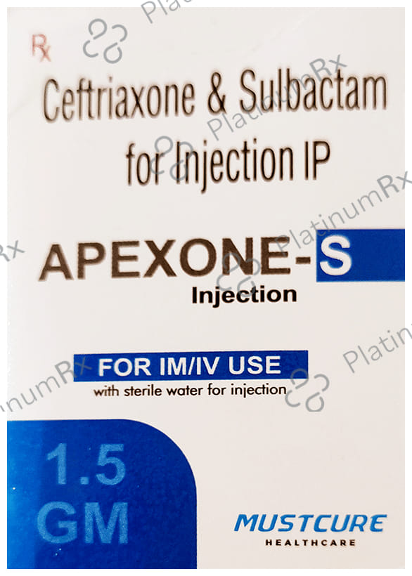 Apexone 1000/500mg S Injection 1s