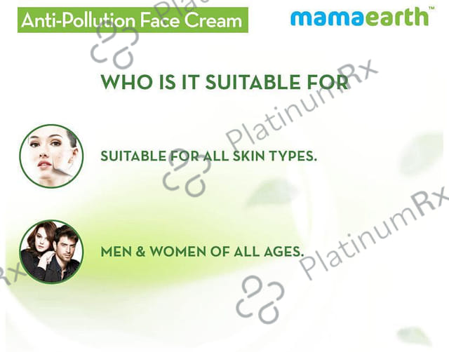 Mamaearth Anti-Pollution Face Cream - Paraben & Silicone-Free - For All Skin Types