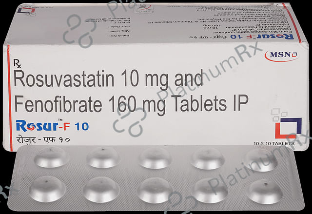 Rosur F 160/10mg Tablet 10s