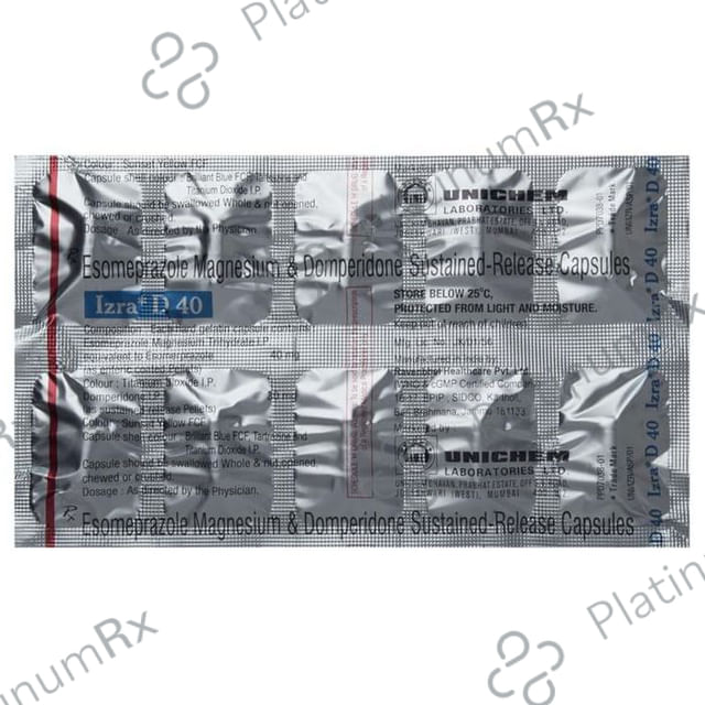Izra D 40/30mg Capsule SR 10s