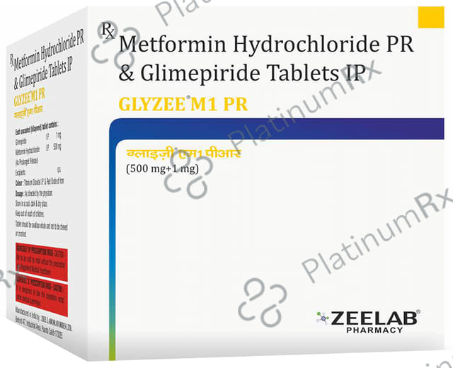 Glyzee M1/500mg Tablet PR 10s