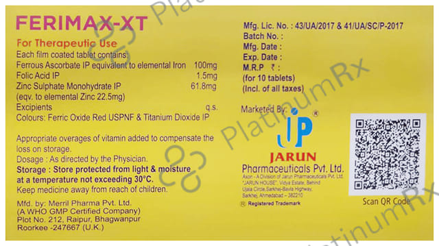 Ferimax XT Tablet 10s