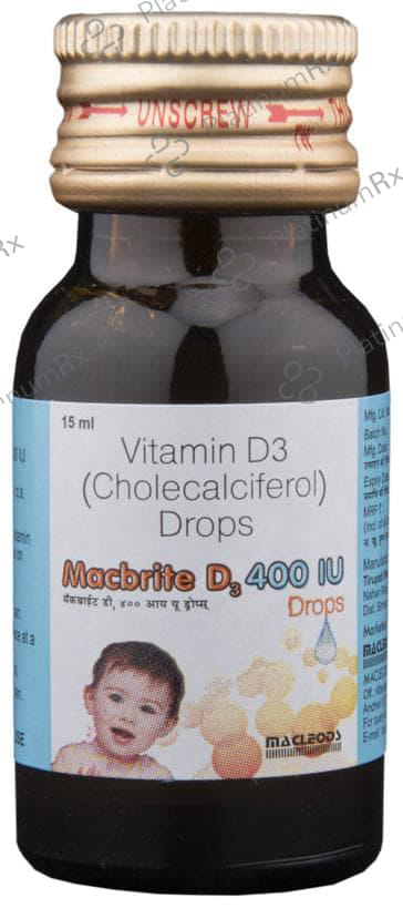 Macbrite D3 400IU Drops 15ml