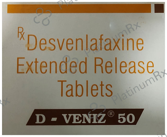 D Veniz 50mg Tablet ER 10s