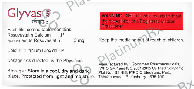 Glyvas 5mg Tablet