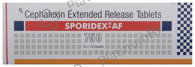 Sporidex AF 750mg Tablet ER 10s