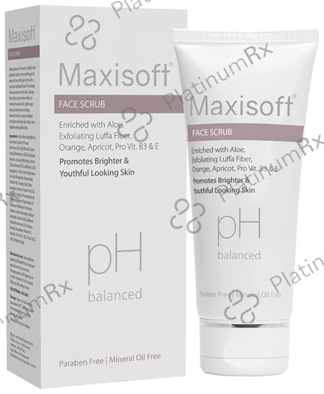 Maxisoft Face Scrub (100gm Each) 2 Tubes