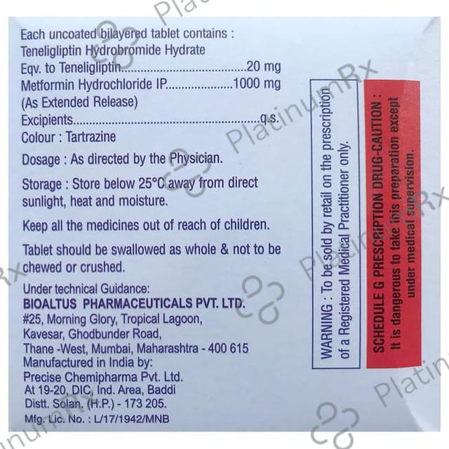 Tenigipt-MF Tablet ER