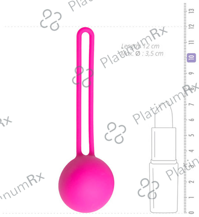 Healthcave Medgram Single Kegel Ball Pelvic Muscle Exerciser and Toner Pink