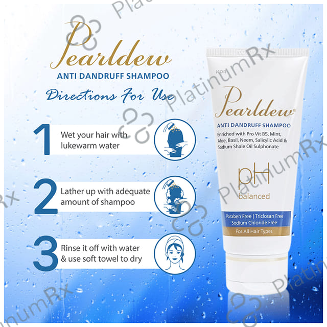 Pearldew Anti Dandruff Shampoo (100ml Each) 2 Tubes