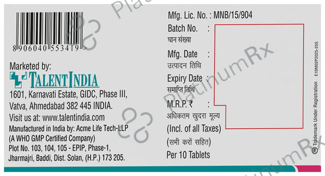 Empario L 25/5mg Tablet 10s