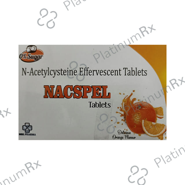 Nacspel Effervescent Tablet Orange Sugar Free