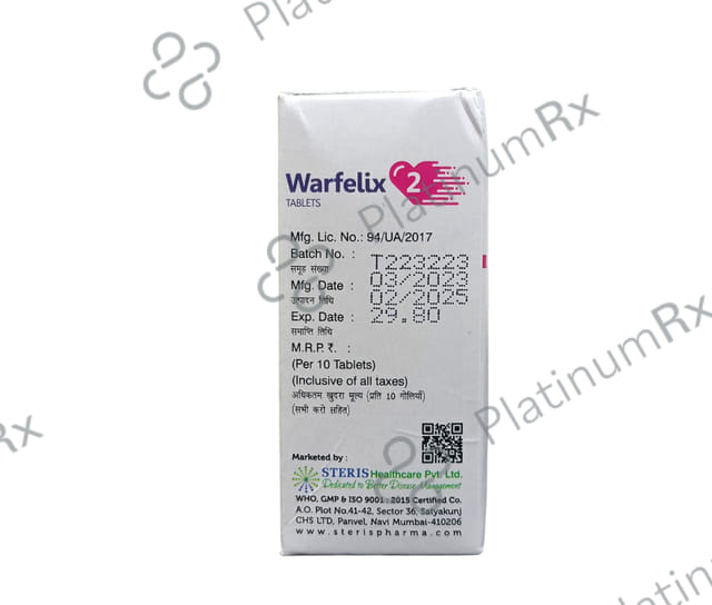Warfelix 2mg Tablet 10s