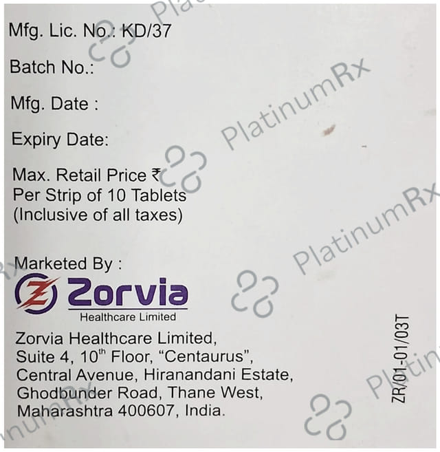 Zorifax 550mg Tablet 10s