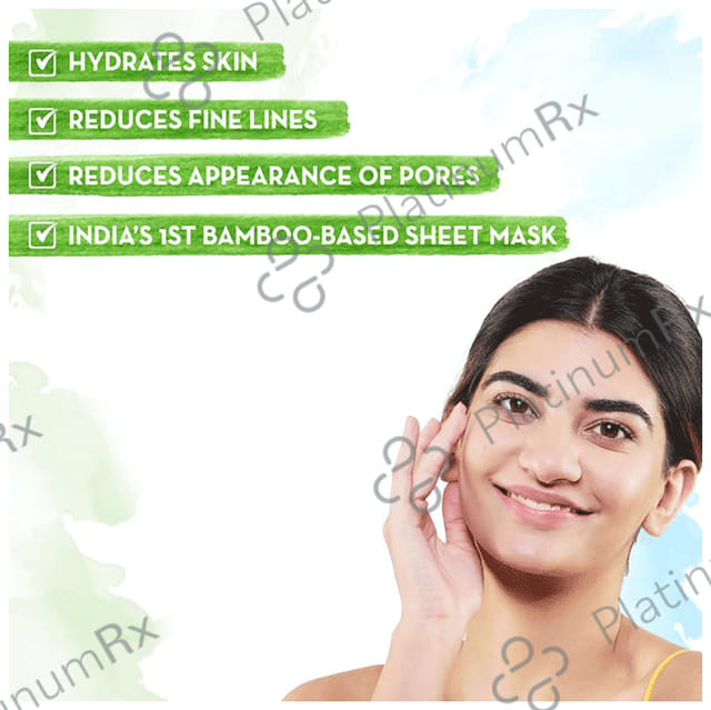 Mamaearth Hyaluronic Bamboo Sheet Mask