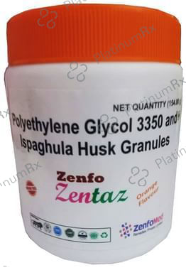Zenfo Zentaz Husk Granules Orange Sugar Free 154.8gm