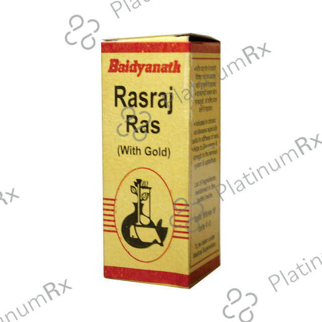 Baidyanath (Nagpur) Rasraj Ras with Gold 5 tablets