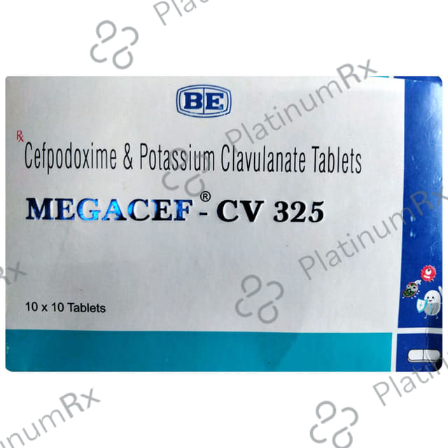 Megacef CV 200mg/125mg Tablet