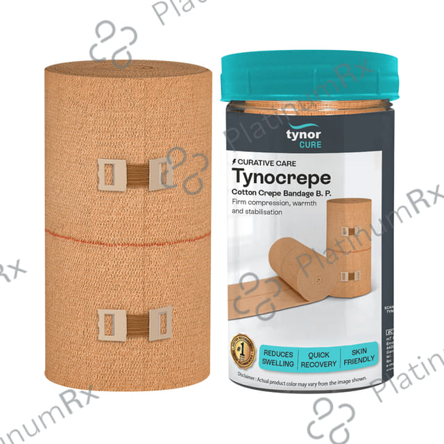 Tynor Tynocrepe Cotton Beige 10cm x 4m Crepe Bandage 1s