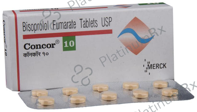 Concor 10mg Tablet 10s
