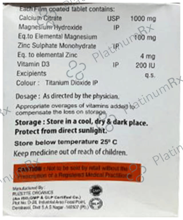 Calizap D Tablet 15s