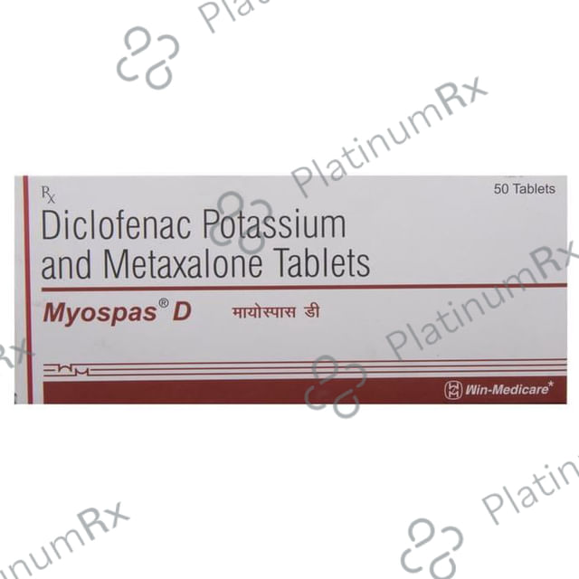 Myospas D 50/400mg Tablet 10s