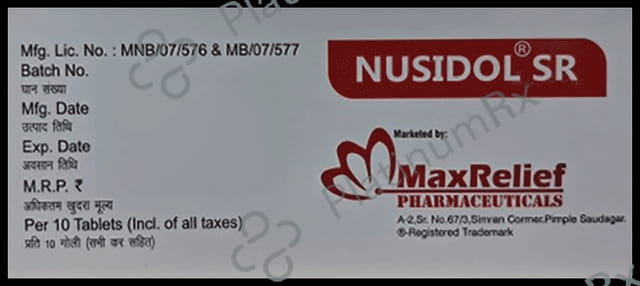 Nusidol SR Tablet 10s