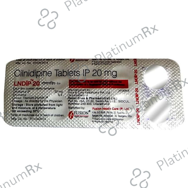 Lndip 20mg Tablet 10s