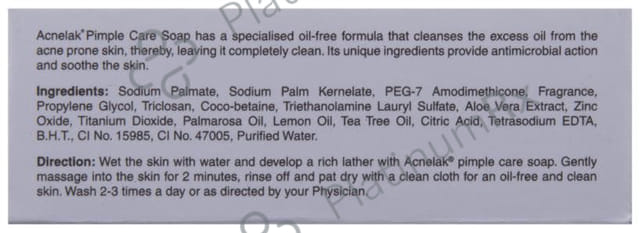 Acnelak Pimple Care Soap 75gm