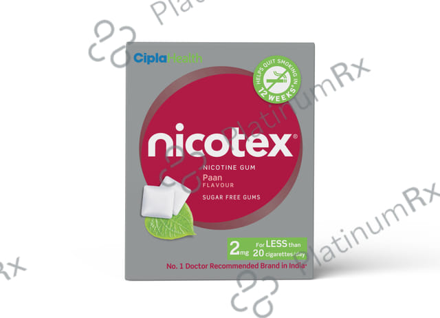 Nicotex 2mg Pan Flavour Gummies 12s