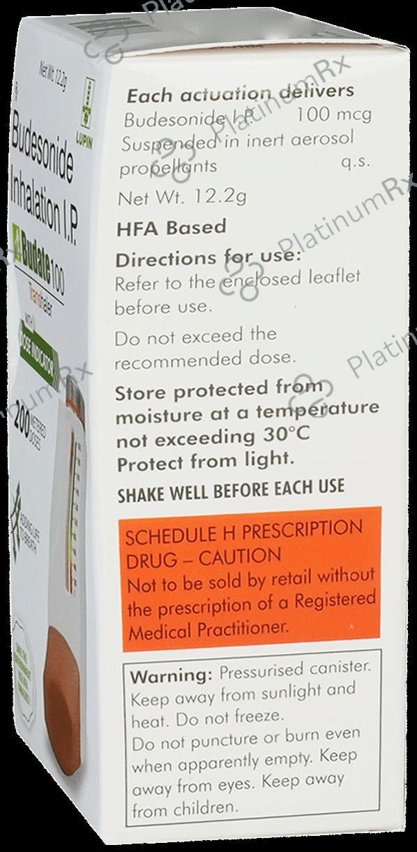 Budate 100mcg Transhaler 200MDI