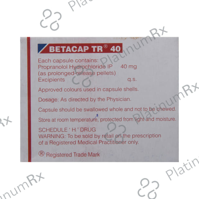 Betacap TR 40mg Capsule PR 10s