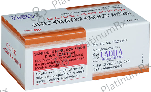 Humstard 30/70 (40 IU/ml) (1*10ml Vial)