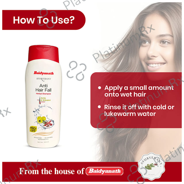 Baidyanath (Jhansi) Ayurvedant Herbal Anti Hairfall Shampoo