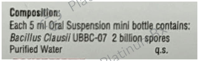 Bactilus 2B Oral Suspension 5ml