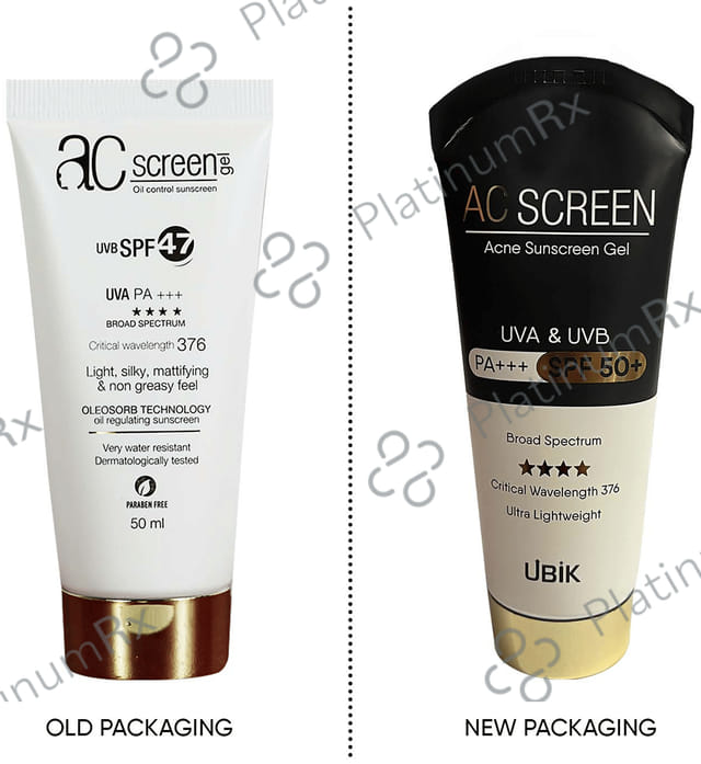 Acscreen Oil Control SPF 47 Sunscreen Gel 50ml