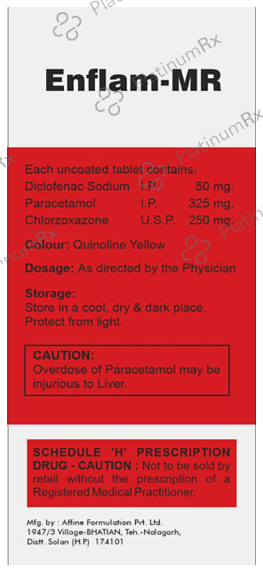 Enflam MR 250 mg/50 mg/325 mg Tablet 10s