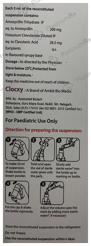 Clocxy Oral Suspension