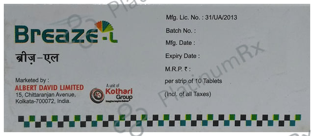 Breaze L 5/10mg Tablet 10s