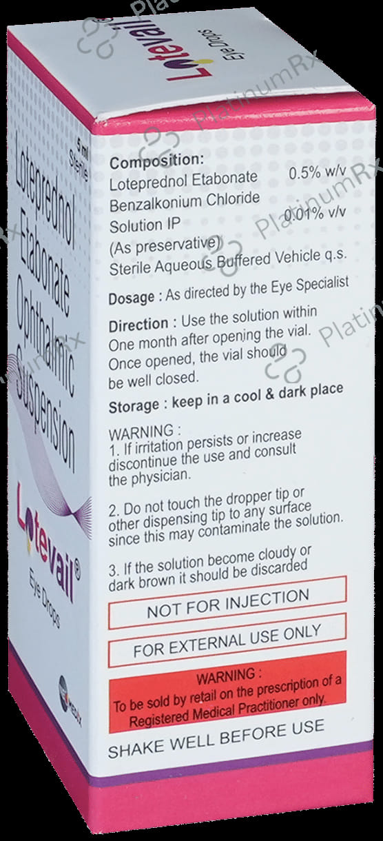 Lotevail Eye Drop 5ml